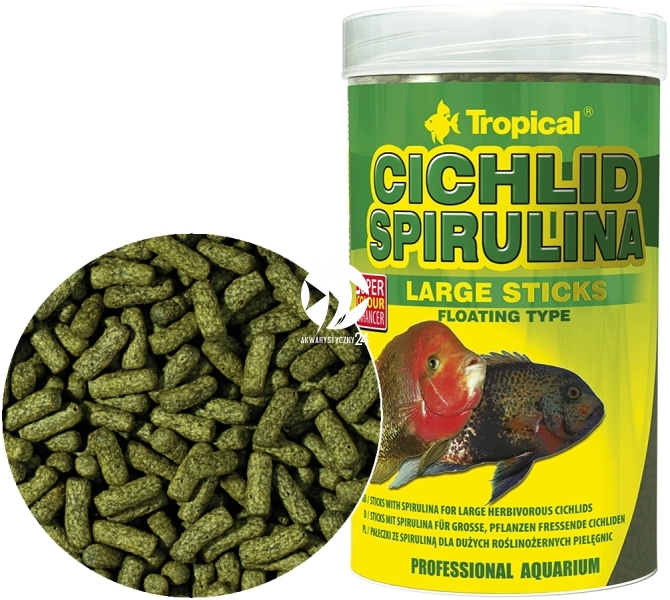 Tropical Cichlid Spirulina Large Sticks Ml G Akwarystyczny Pl