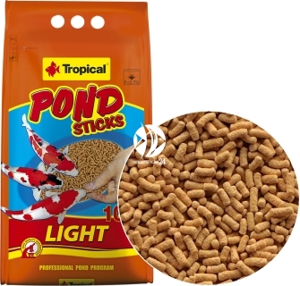 TROPICAL Pond Sticks Light (40334) - Pokarm dla ryb stawowych, karpi Koi