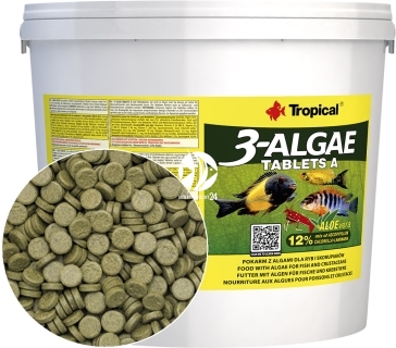 TROPICAL 3-Algae Tablets A (20737) - Tonące tabletki dla ryb dennych i skorupiaków