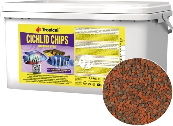 TROPICAL Cichlid Chips (60928) - Pokarm wybarwiający dla pielęgnic