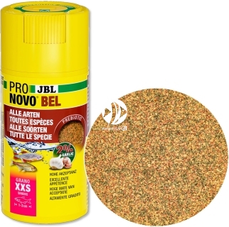 JBL ProNovo Bel Grano XXS (3111100) - Pokarm podstawowy, tonący dla wszystkich ryb akwariowych 1-3cm