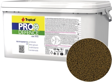 TROPICAL Pro Defence XXS 5L/3,5kg (68048) - Pokarm z probiotykiem dla narybku i małych ryb