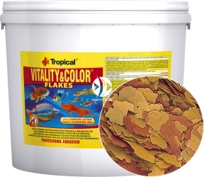 TROPICAL Vitality & Color 5L/1kg (70437) - Wybarwiający pokarm płatkowany z astaksantyną