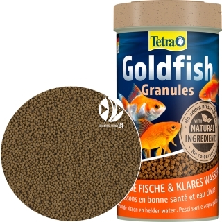 TETRA Goldfish Granules 250ml (T739901) - Pokarm pływający granulowany dla złotych rybek i ryb zimnolubnych.