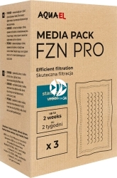 AQUAEL Media Pack FZN PRO Standard 3szt (132473) - Wkład filtracyjny do filtra kaskadowego