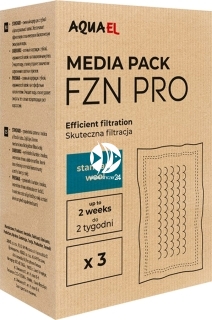 AQUAEL Media Pack FZN PRO Standard 3szt (132473) - Wkład filtracyjny do filtra kaskadowego