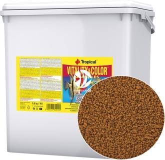 TROPICAL Vitality & Color Granules 10L/5,5kg (60249) - Wysokobiałkowy pokarm o działaniu wybarwiającym i witalizującym