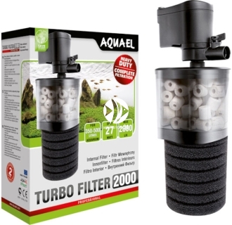 AQUAEL Turbo Filter - Filtr wewnętrzny z gąbką i ceramiką do akwarium