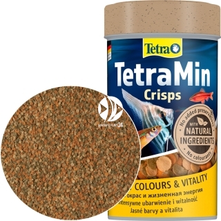 TETRA TetraMin Crisps (T149304) - Tonący pokarm podstawowy w formie chrupek dla ryb akwariowych.