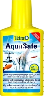 TETRA AquaSafe (T762732) - Środek uzdatniający wodę wodociągową do użytku w akwarium.