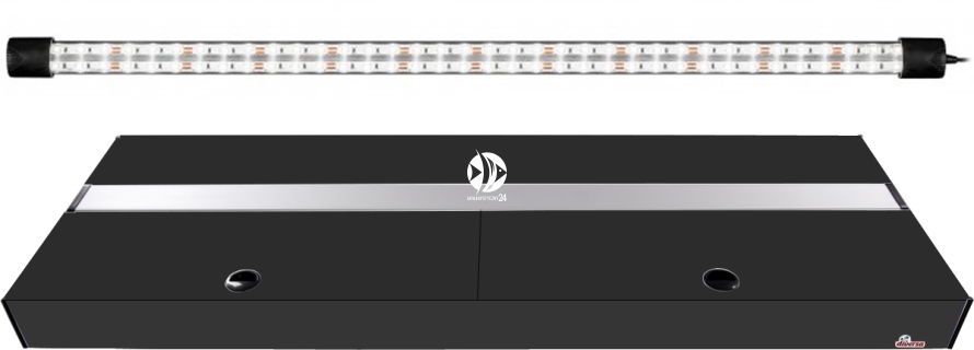 DIVERSA Pokrywa Platino LED 100x40cm (1x20W) (117105) - Aluminiowa obudowa z oświetleniem LED